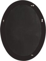 Howard Elliott Queen Ann Oval Vintage Gold Leaf Wall Mirror, Oval Beve... - Image 3