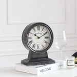 NIKKY HOME Classic Mantle Clock, Silent Non-Ticking Battery Operated T... - Image 3