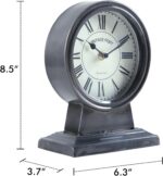 NIKKY HOME Classic Mantle Clock, Silent Non-Ticking Battery Operated T... - Image 6