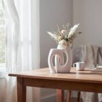 Ceramic Vase Set of two by DecoVlog, White Hole Dwelling Room Decor Vase... - Image 7