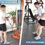 Health Cable Pulley System, Fitness center LAT and Raise Pulldown Machine Attachm... - Image 7