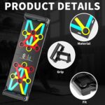 Multi-Useful Push-Up Plate with 4 Shade Zones and 16 Holes. Portab... - Image 3