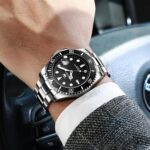 OLEVS Males's Stainless Metal Watch, Large Face Simple to Learn Analog Quartz... - Image 4