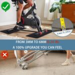 2PCS 0.24" Thick Mat Pads for Peloton Bike & Idea 2 Rower – Non-Sli... - Image 3