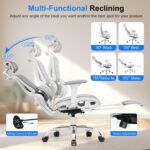 Ergonomic Mesh Workplace Chair, Residence Desk Chair Cozy with Adjustable Lum... - Image 5