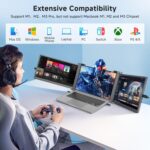 15" Laptop computer Display Extender, 1080P FHD IPS Triple Moveable Monitor for ... - Image 4