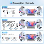 15" Laptop computer Display Extender, 1080P FHD IPS Triple Moveable Monitor for ... - Image 7