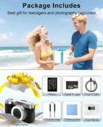 FLATIC Digital Digital camera, 4K 64MP Cameras for Images with 64GB Card,... - Image 7