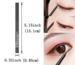 Go Ho Black,Gentle Brown,Darkish Brown Eyeliner Pencils,6 Pack Gel Eye Lin... - Image 4