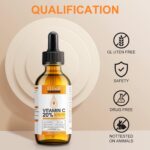 Premium 20% Vitamin C Serum For Face with Hyaluronic Acid, Retinol & A... - Image 6