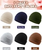 Liitrsh Pack of 6 Winter Child Beanies Delicate Heat New child Toddler Toddler... - Image 3