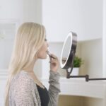 Zadro 11" LED Wall Mounted Make-up Mirror 10X/1X Shaving Mirror Cordles... - Image 3