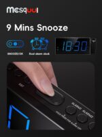 Digital Projection Alarm Clocks for Bedrooms - Giant LED Show, 180°... - Image 4