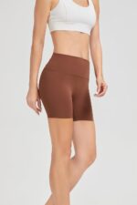 Exercise Shorts Girls Excessive Waisted 5 Inch Operating Health club Yoga Biker Shorts... - Image 3