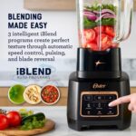 Oster Excessive Combine Blender, 64oz Glass Jar, 3 iBlend Preset Features, ... - Image 4