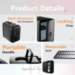 EUHOMY Mini Fridge, 4 Liter/6 Cans AC/DC Small Fridge for Skinca... - Image 7