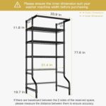 Ulif U11 Over Washer and Dryer Cabinets, 3 Tiers Laundry Room Storage a... - Image 4