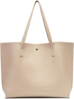 Ladies Tote Luggage High Deal with Satchel Purses PU Fake Leather-based Tote Bag w... - Image 3