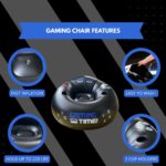 Inflatable Gaming Chair for Youngsters & Teenagers with Cup Holders - Preferrred for ... - Image 4