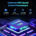 Laptop computer 17.6 inch, Laptop computer Laptop with Workplace 365, 16GB DDR5 RAM, 640G... - Image 4