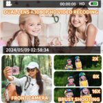 Children Digital camera On the spot Print, 1080P HD Twin-Lens Selfie,Toddler Digital C... - Image 5