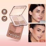 FelinWel Spotlight & Contour Make-up Palette - Lengthy-Lasting Matte Shimm... - Image 5