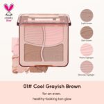 FelinWel Spotlight & Contour Make-up Palette - Lengthy-Lasting Matte Shimm... - Image 6