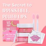 6-in-1 Lip Care Package With Lip Sleeping Masks, Silicone Brush, Sugar Lip ... - Image 3