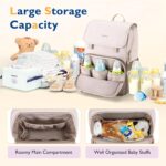 mommore Diaper Bag Backpack Unisex Child Bag Massive Diaper Bag with Chan... - Image 3