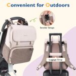 mommore Diaper Bag Backpack Unisex Child Bag Massive Diaper Bag with Chan... - Image 4