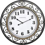 24 Inch Classic Iron Metallic Body Wall Clock Silent, Battery Operated, ... - Image 3