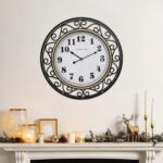 24 Inch Classic Iron Metallic Body Wall Clock Silent, Battery Operated, ... - Image 6