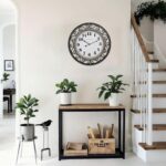 24 Inch Classic Iron Metallic Body Wall Clock Silent, Battery Operated, ... - Image 8