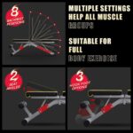 Weight Bench, Adjustable Exercise Bench Press Set for House Fitness center Full Bod... - Image 4