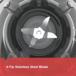 BLACK+DECKER 10-Pace Countertop Blender, BL2010BP, 6-Cup Plastic Jar,... - Image 6