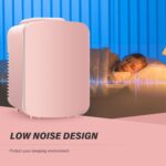 YSSOA 4L Mini Fridge, 6 Can Moveable Cooler & Hotter Compact Refrigera... - Image 5