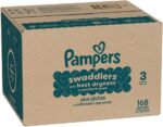 Pampers Swaddlers Diapers, Dimension 3 (13-26 lbs), 168 Depend, Absorbent, Okay... - Image 7