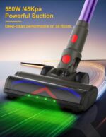 Cordless Vacuum Cleaner,550W/45KP/60Mins Stick Vacuum Cordless Recharg... - Image 4