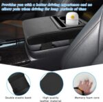 Automotive Middle Console Armrest Pillow, Reminiscence Foam Auto Armrest Field Cowl ... - Image 4