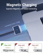 USB-C to Magnetic 3 Quick Charging Cable (2 m/6.6 ft), Appropriate with ... - Image 3