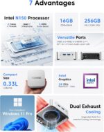 ACEMAGIC Mini PC Computer systems 11 Professional, Twin Lake N150 (Beat N97/N95) 16GB ... - Image 3