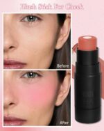 Cream Blush Stick Make-up, Multi Blushes & Highlighter Contour Sticks, ... - Image 4