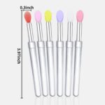 Lip Brush, 6PCS Silicone Lip Applicator Reusable Lip Masks Applicator, ... - Image 7