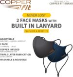 Copper Match Unisex By no means Misplaced Face Masks for Adults, Reusable Washable ... - Image 4