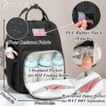 Diaper Bag Backpack for Dad and Mother with USB Charging Port Stroller St... - Image 3