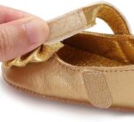 Child Lady Footwear Mary Jane Flats with Bowknot Non-Slip Toddler First Wa... - Image 5