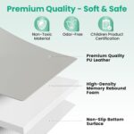 Inaya Child Play Mat Vegan Leather-based 50x50”, Waterproof - Wipeable, Tender ... - Image 5