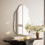 VooBang 22 x 36 inch Irregular Wall Mirror, Frameless Asymmetrical Abs... - Image 8