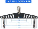 LAT Pull Down Bar for Health club Cable Methods – Versatile LAT Pulldown Attac... - Image 3
