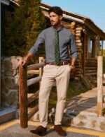 PJ PAUL JONES Mens Basic Match Linen-Cotton Shirt Button Down Lengthy Sle... - Image 5